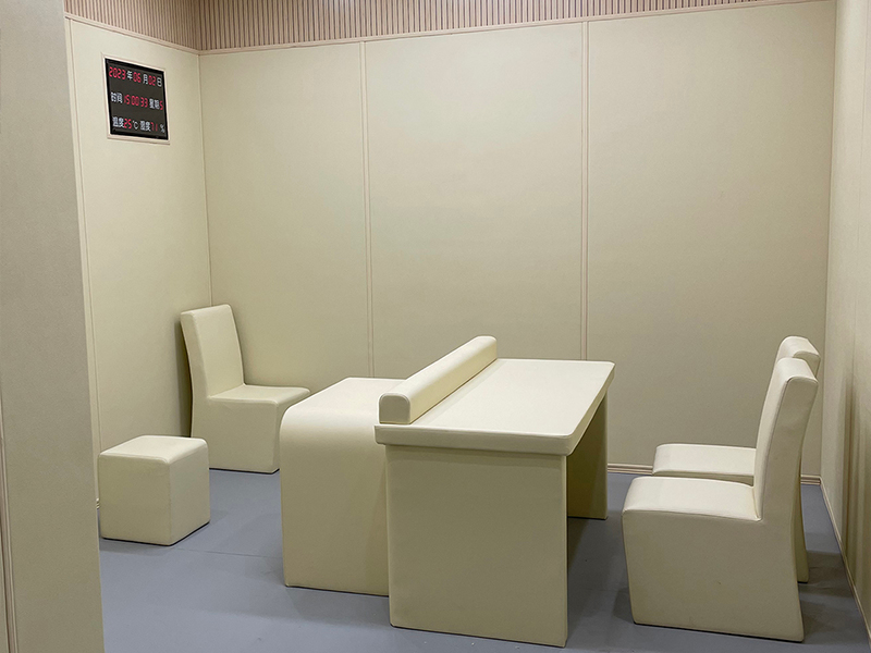 谈话室防撞软包室内施工说明